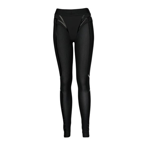 Alo Aspen Collection Day Break Garter Leggings in Black - Picture 1 of 12